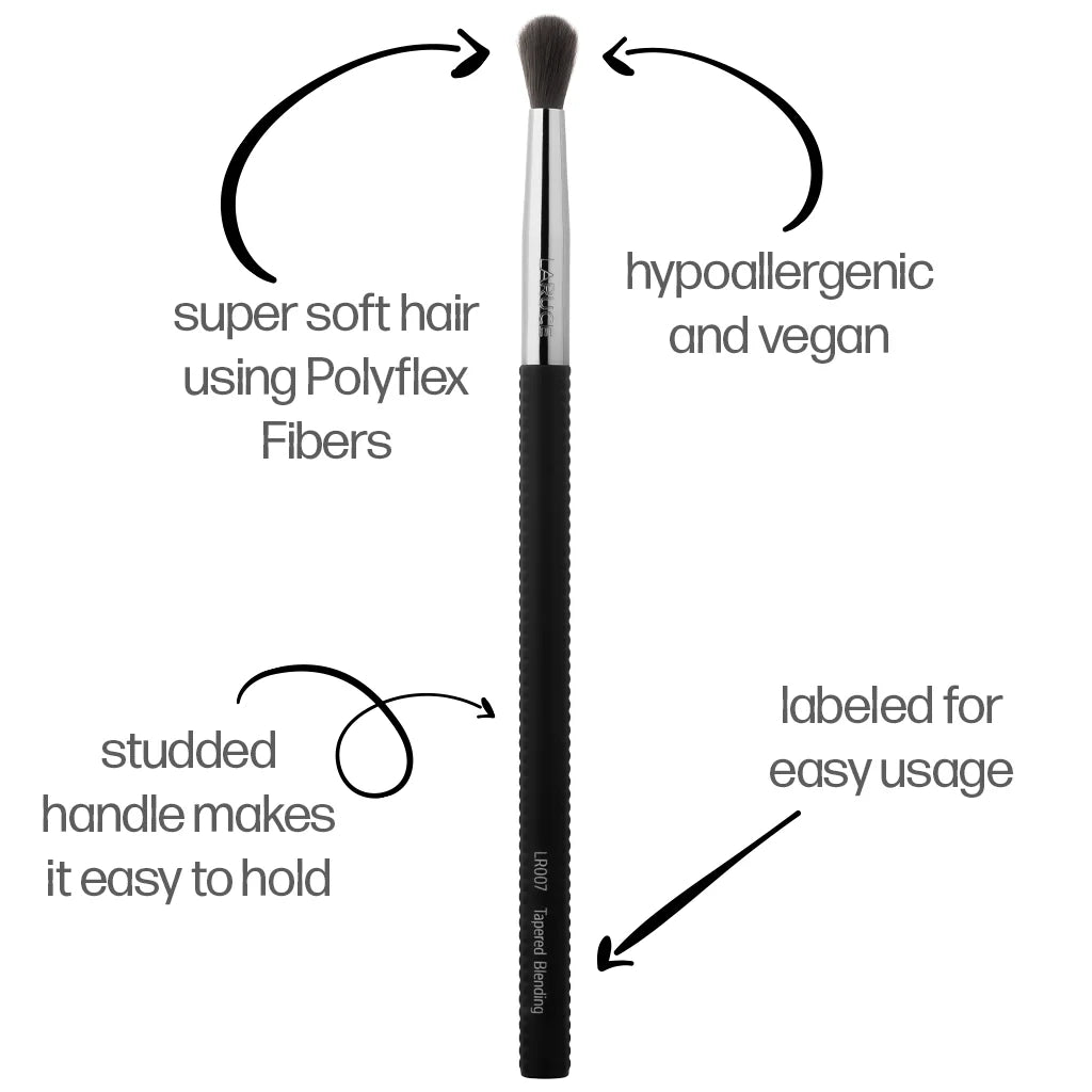 Brocha para ojos Lr007 tapered blending de LARUCE