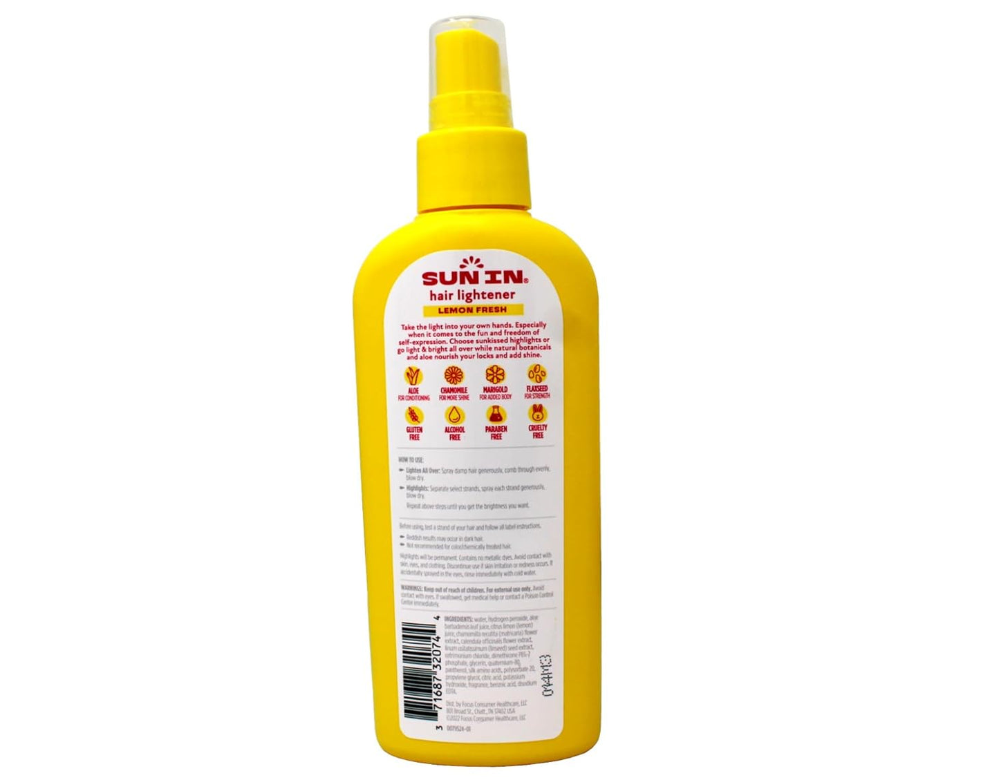 sun in aclarante capilar lemon fresh
