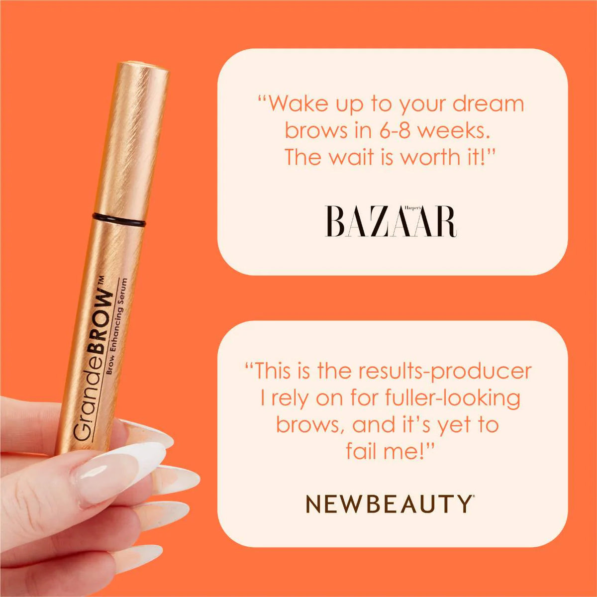 Grande Cosmetics Brow serum para el crecimiento de cejas
