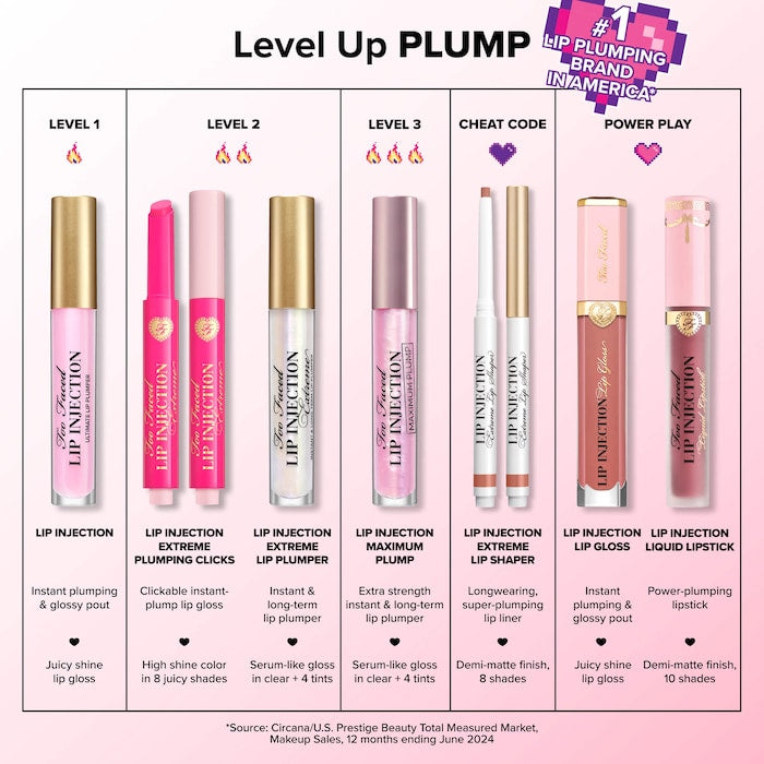 gloss lip injection maximun plump de too faced
