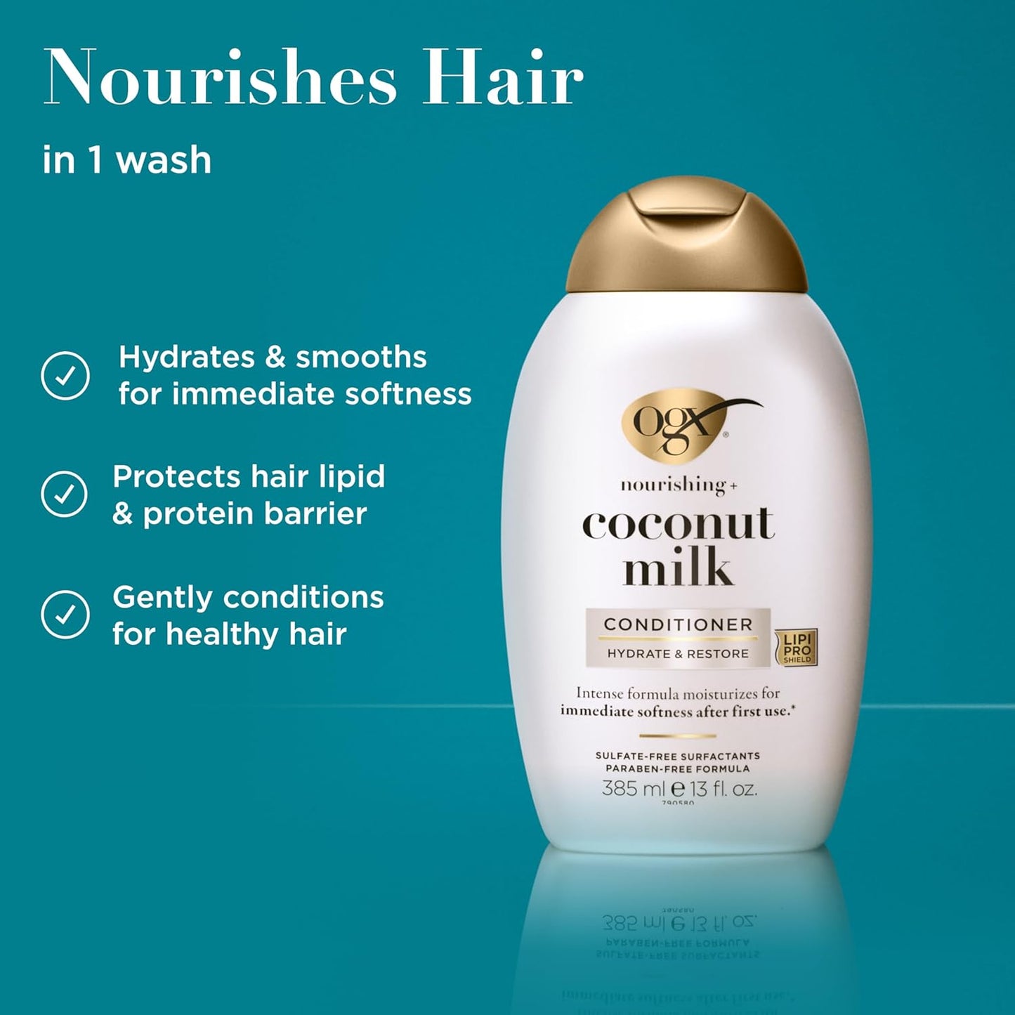 Acondicionador hidratante coconut milk de OGX