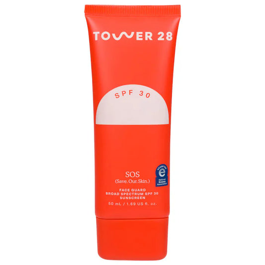 Protector solar SOS FaceGuard SPF 30 Mineral Sunscreen de Tower 28