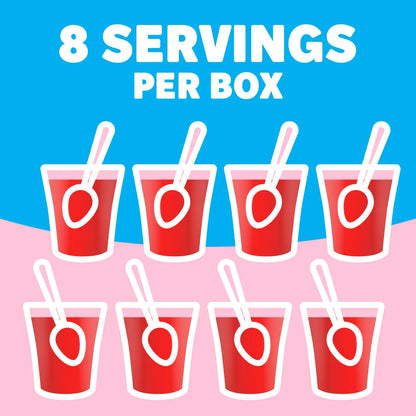 jell-o sabor fresa family size zero sugar