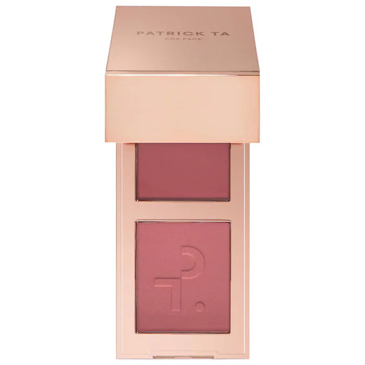 Mini Major Headlines Double-Take Crème & Powder Blush Duo de Patrick Ta