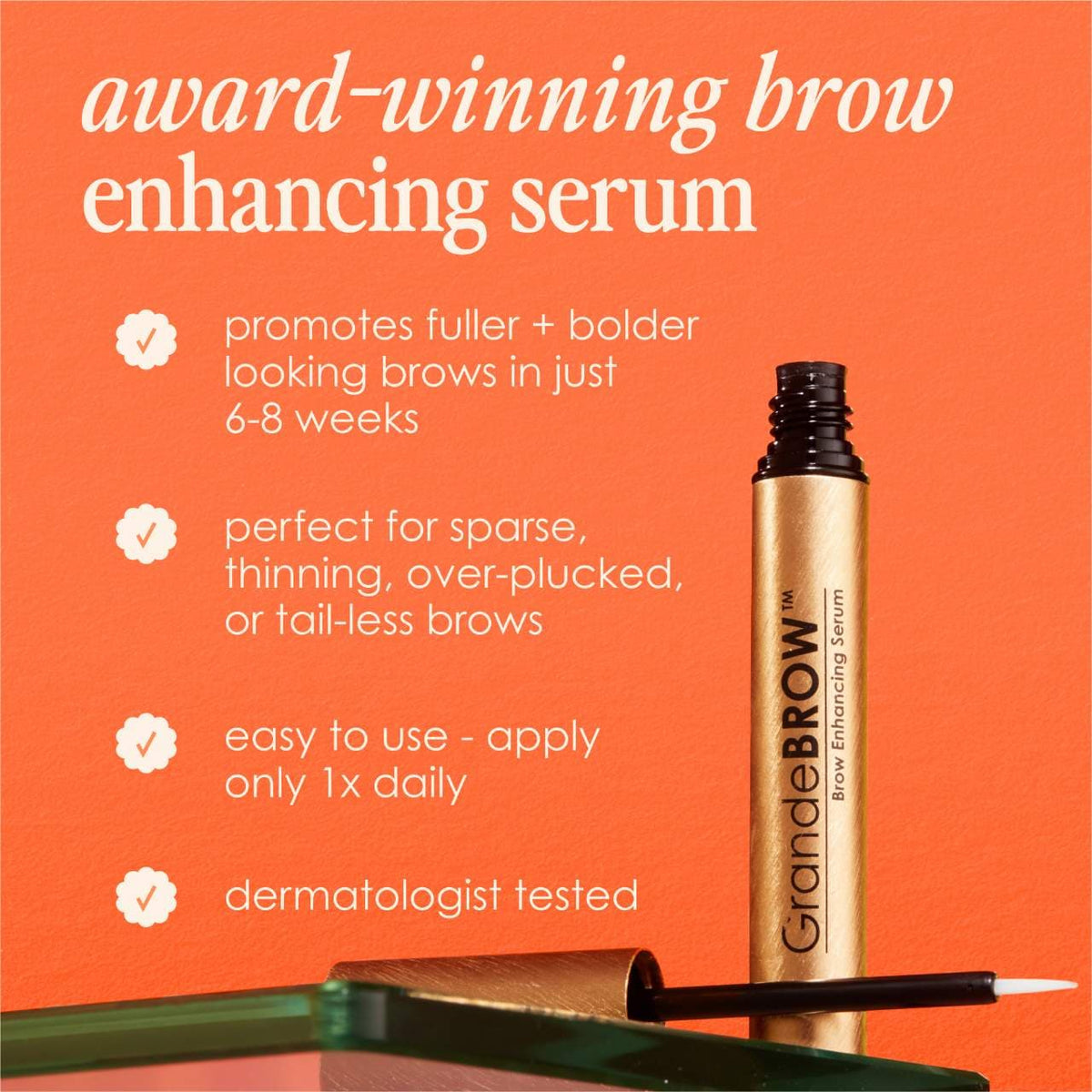 Grande Cosmetics Brow serum para el crecimiento de cejas
