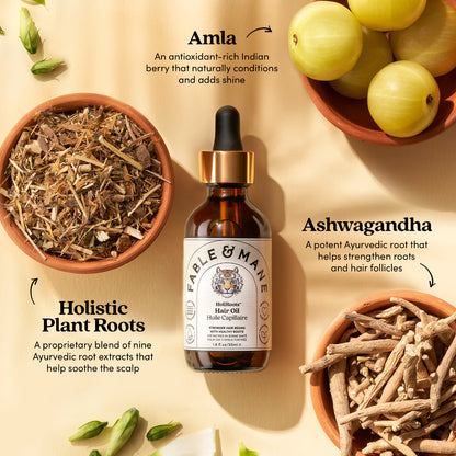 Fable & Mane HoliRoots™ Pre-Wash Scalp & Hair Treatment Oil