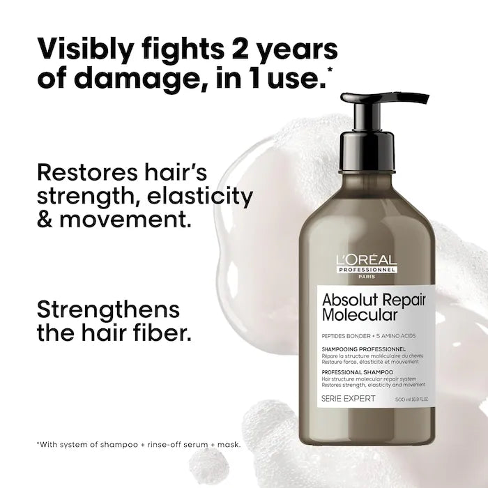 shampoo absolut repair molecular de L'oréal