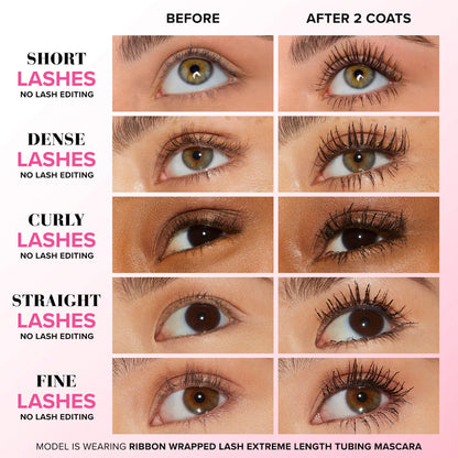 Pestañina Ribbon Wrapped Lash Extreme Length Tubing Mascara de Too Faced