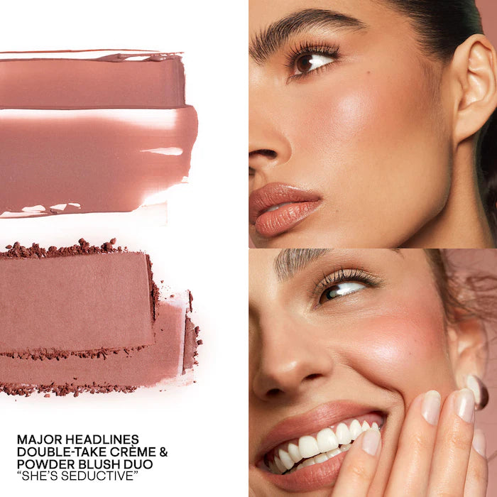 Mini Major Headlines Double-Take Crème & Powder Blush Duo de Patrick Ta