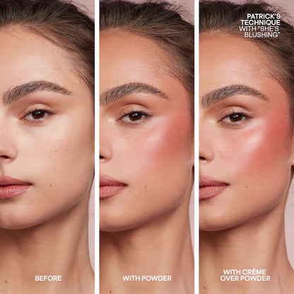 Mini Major Headlines Double-Take Crème & Powder Blush Duo de Patrick Ta