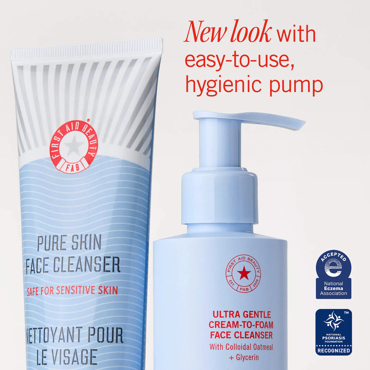 Limpiador Facial First Aid Beauty Ultra Gentle Pure Skin Cream-to-Foam