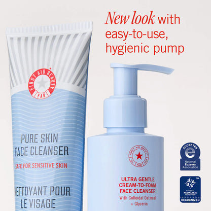 Limpiador Facial First Aid Beauty Ultra Gentle Pure Skin Cream-to-Foam