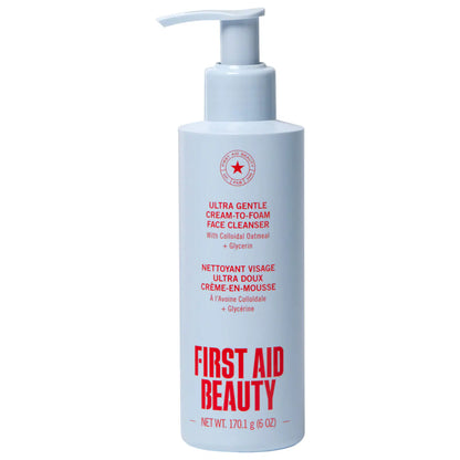 Limpiador Facial First Aid Beauty Ultra Gentle Pure Skin Cream-to-Foam
