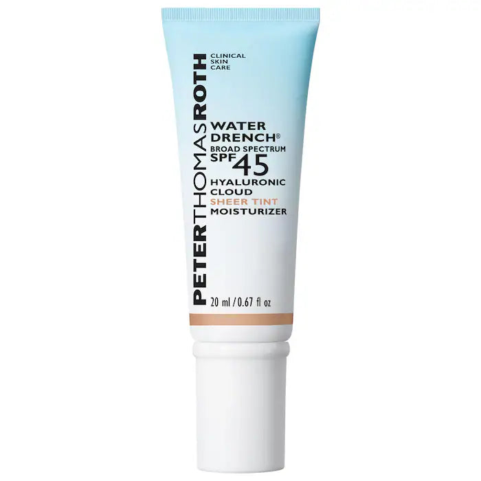 tinta facial  Water Drench Broad Spectrum SPF 45 de Peter Thomas Roth